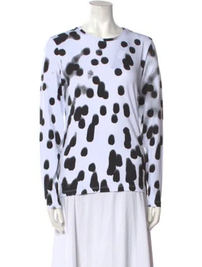 Pre-owned Jonathan Cohen Polka Dot Print Crew Neck Sweatshirt W/ Tags In Multi