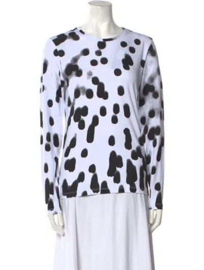 Pre-owned Jonathan Cohen Printed Crew Neck Sweatshirt W/ Tags In Multi