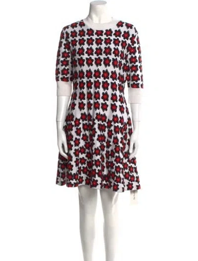 Pre-owned Jonathan Cohen Printed Mini Dress In Multi