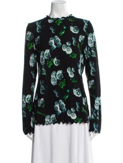 Pre-owned Jonathan Cohen Printed Printed Top W/ Tags In White