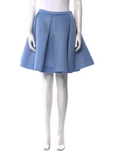 Pre-owned Jonathan Cohen Silk Knee-length Skirt In Blue
