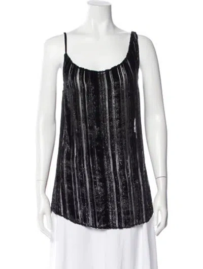 Pre-owned Jonathan Cohen Silk Striped Top In Multi