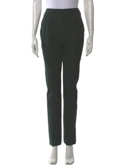Pre-owned Jonathan Cohen Straight Leg Pants In Green