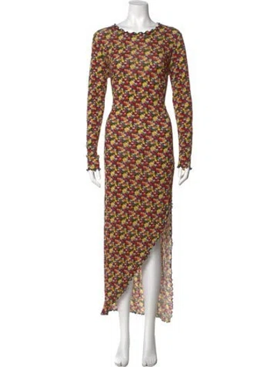 Pre-owned Jonathan Cohen Vintage Long Dress In Black