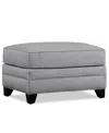 Jonathan Louis Kallison Fabric Ottoman, Exclusively At Macy's In Gray