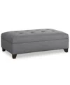 Jonathan Louis Kallison Fabric Storage Ottoman, Exclusively At Macy's In Gray
