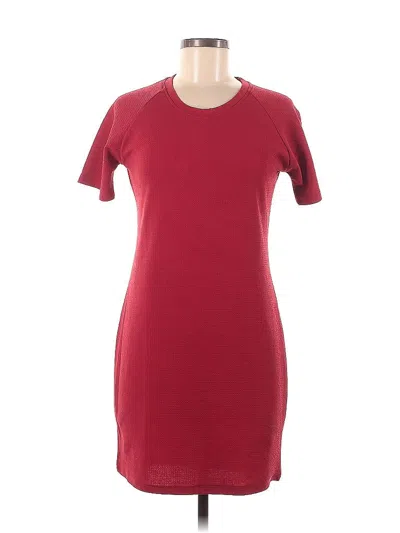 Pre-owned Jonathan Martin Casual Dress In Burgundy