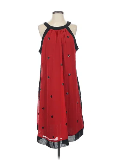 Pre-owned Jonathan Martin Casual Dress In Red