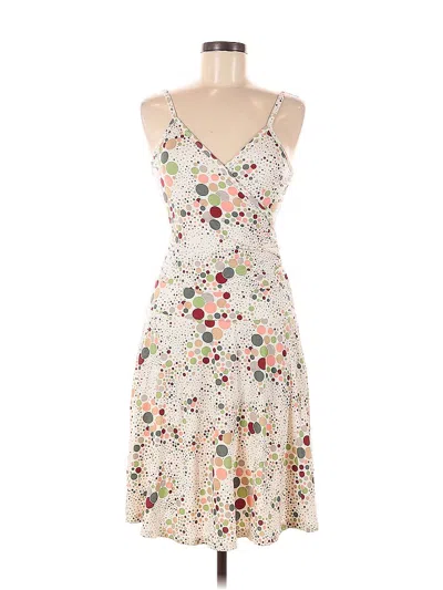 Pre-owned Jonathan Martin Cocktail Dress In White