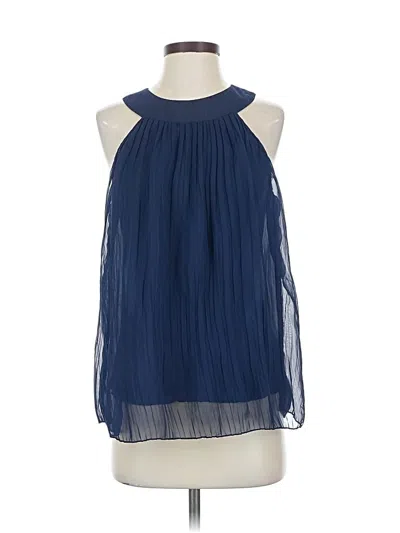 Pre-owned Jonathan Martin Sleeveless Blouse In Blue
