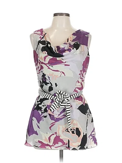 Pre-owned Jonathan Martin Sleeveless Blouse In Purple