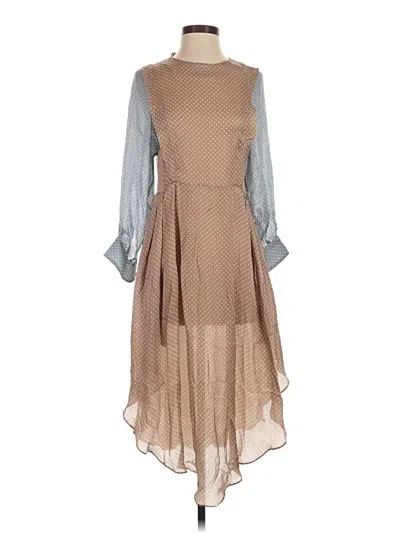 Pre-owned Jonathan Saunders Casual Dress In Tan