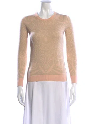Pre-owned Jonathan Saunders Crew Neck Sweater In Neutral