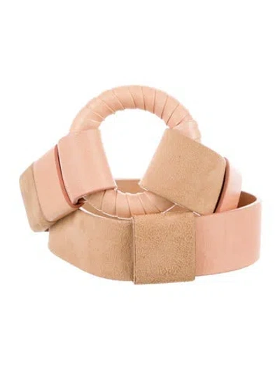 Pre-owned Jonathan Saunders Leather Belt In Pink