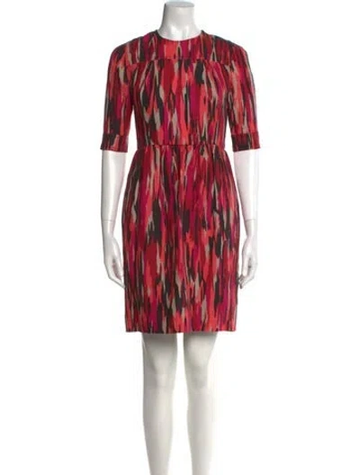 Pre-owned Jonathan Saunders Printed Mini Dress In Multi