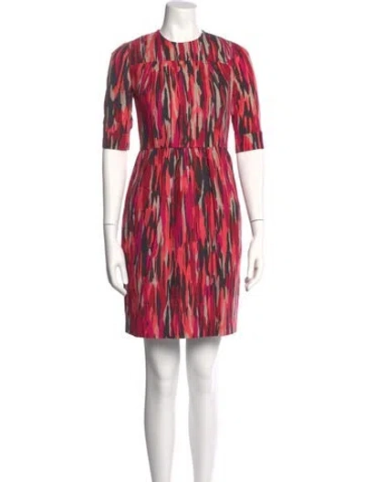 Pre-owned Jonathan Saunders Printed Mini Dress In Multi
