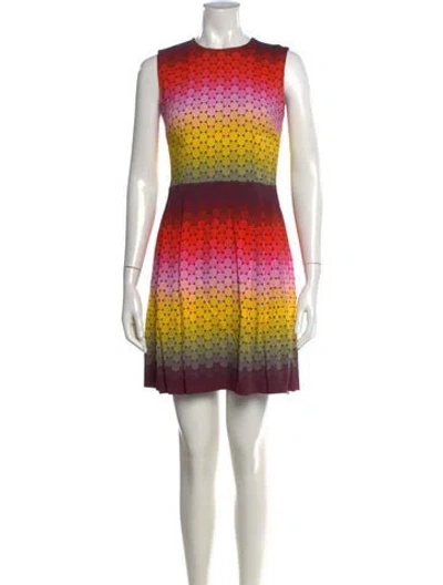 Pre-owned Jonathan Saunders Printed Mini Dress In Multi