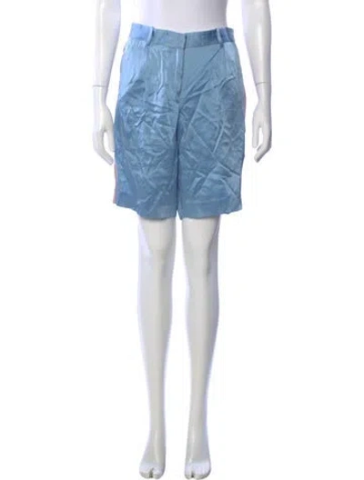 Pre-owned Jonathan Saunders Striped Knee-length Shorts In Blue