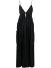 Simkhai April Core Cut-out Maxi Dress In Black