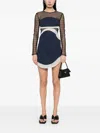 Simkhai Blaise Mini Dress In Midnight Multi In Blue