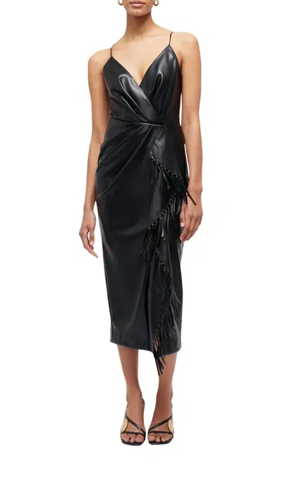 Pre-owned Jonathan Simkhai Carlee Dress For Women In Black