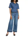 Simkhai Carole Bustier Top In Denim In Multi