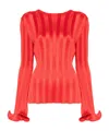 Simkhai Carys Crinkled Satin Top