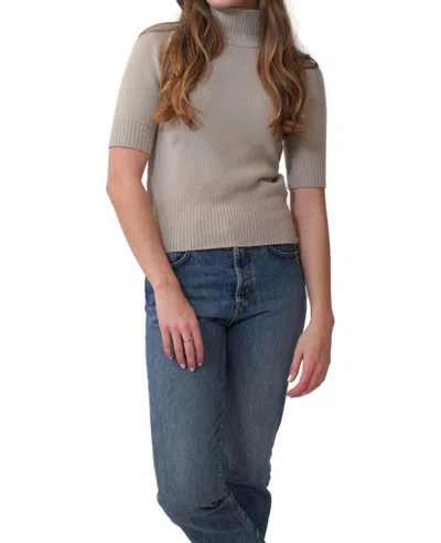 Jonathan Simkhai Cindy Sweater Top In Natural In Beige