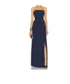 Simkhai Women's Emma Jersey Strapless Gown In Midnight In Blue