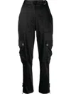 Simkhai High-rise Cargo-pocket Trousers In Black