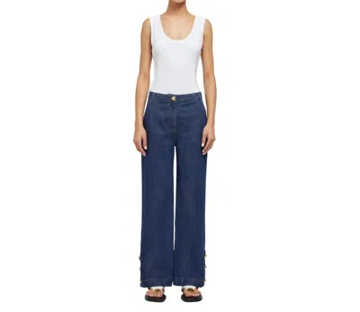 Jonathan Simkhai Hyra Jean In Deep Indigo In Blue