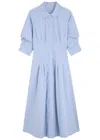 Simkhai Jonathan  Jazz Cotton-blend Poplin Midi Shirt Dress