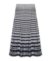 Simkhai Larken Midi Skirt In Midnight Multi