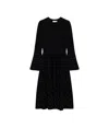 Jonathan Simkhai Embellished Stretch-knit Midi Dress In Black