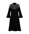Simkhai Long-sleeved Mid-length Dress In Black