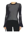 Jonathan Simkhai Aris Striped-intarsia Knitted Top In Black