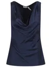 Jonathan Simkhai Nubia Draped Top In Midnight