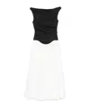 Simkhai Cersei Midi Dress In Black/white