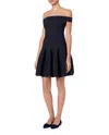Simkhai Pointelle Off Shoulder Dress In Black In Black