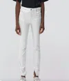 Jonathan Simkhai Rae High Rise Coated Jeans In Silver In Silver