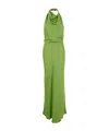 Simkhai Reannon Halterneck Maxi Dress In Green