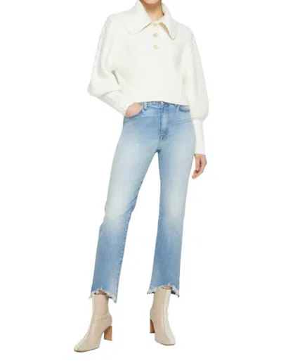Jonathan Simkhai River High Rise Straight Denim In Palisades Vintage In Multi