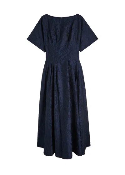 Jonathan Simkhai Rosali Textured-embroidery Woven Midi Dress