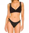 Jonathan Simkhai Sani Bikini Set In Black In Black