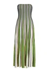 Simkhai Jonathan  Soleil Striped Knit-jersey Midi Dress