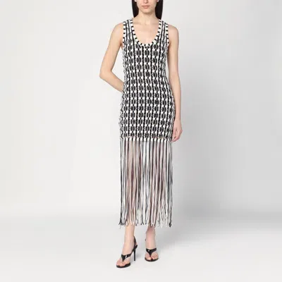 Jonathan Simkhai Sonia Knitted Dress With Fringes