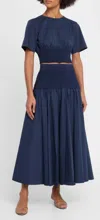 Simkhai Stella Maxi Skirt With Knit Yoke