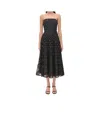 Simkhai Xolani Crystal-embellished Midi Dress In Black