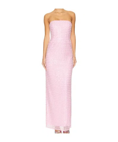 Simkhai Strapless Gown In Pink