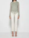 Jonathan Simkhai Torrin Recycled Stretch Lace Top In Sage In Green